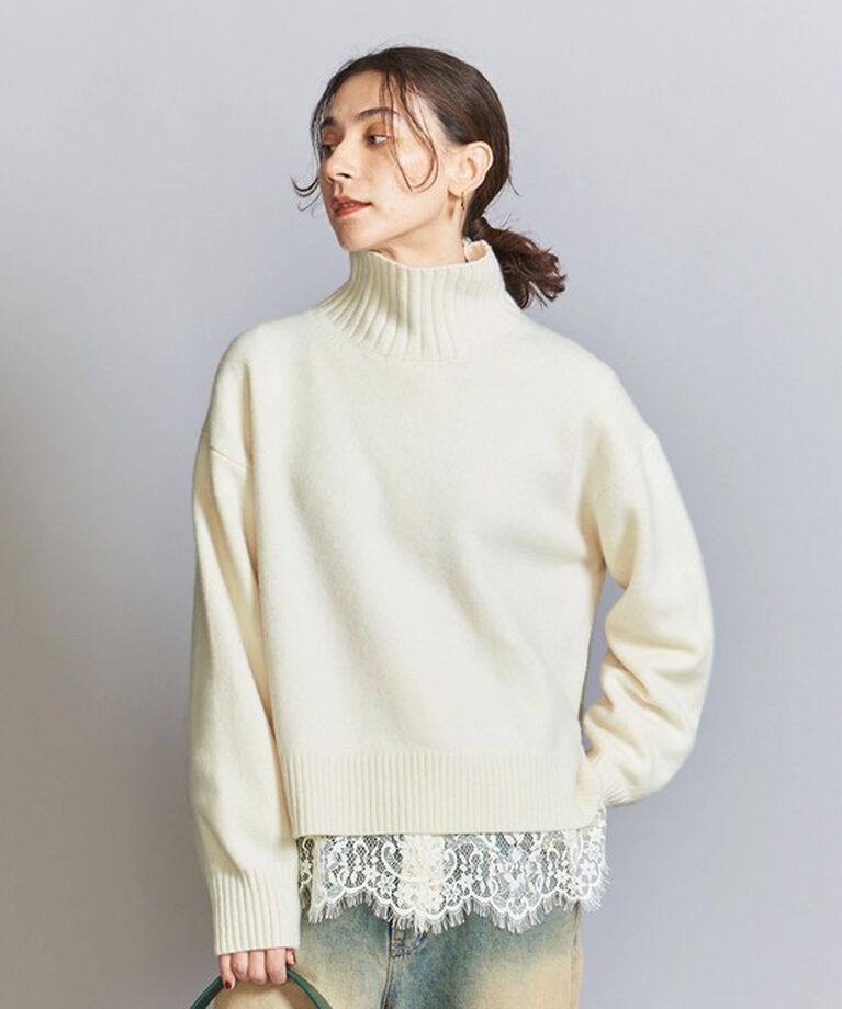 ウールカシミヤ アクアタートルネックニット（BEAUTY&YOUTH UNITED  