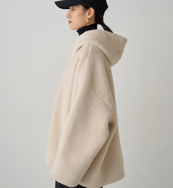 Loungedress フーディボアブルゾン