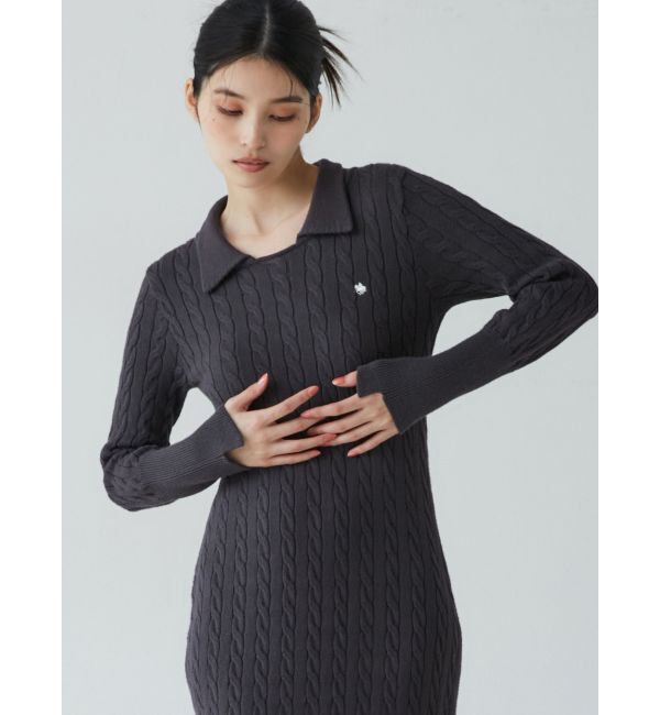 LAGUNAMOON POLO BCS ケーブルニットワンピース 完売