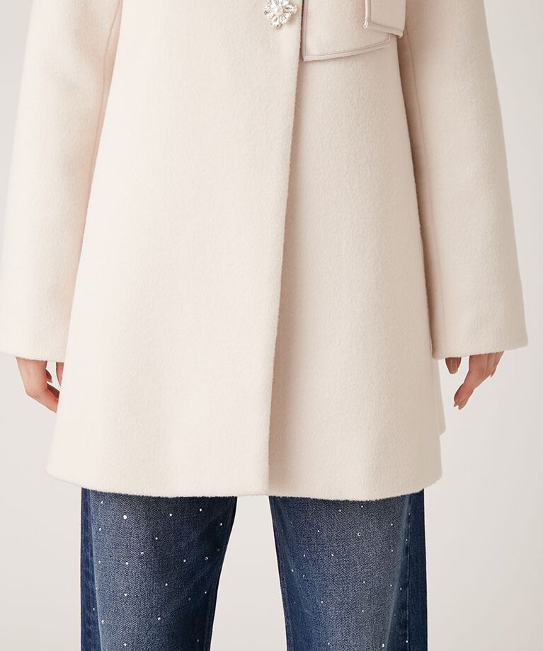 L.B CANDY STOCK]Aラインビジューリボンコート（LILY BROWN）｜ルミネ  