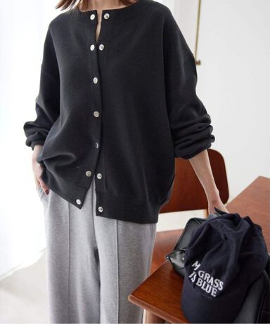 IENA LA BOUCLE チュールフロッキーVカーディガン（IENA LA BOUCLE 
