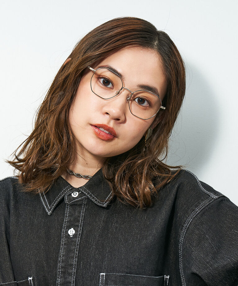 Zoff｜STUDIO SEVEN｜ウェリントン型 メガネ チタン 軽量 多角形 