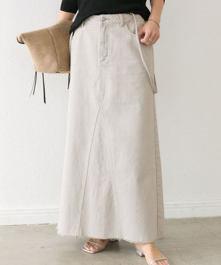 MONN.:.(モン)】LOOSE DENIM SKIRT｜ルミネのファッション通販 