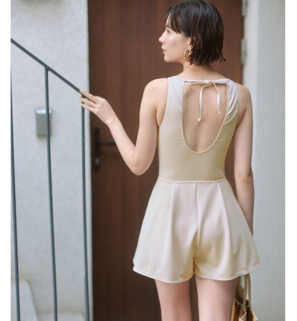 ETRE TOKYO オープンバックスイムウェア/ MOCA/S タグ付き新品【etre tokyo】オープンバックスイムウェア Msize