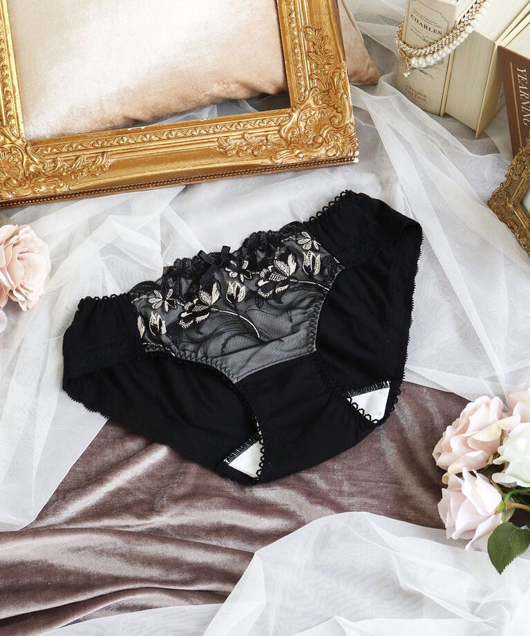 Risa Magli「リアナ サニタリー」|インナー|ブラック(019)