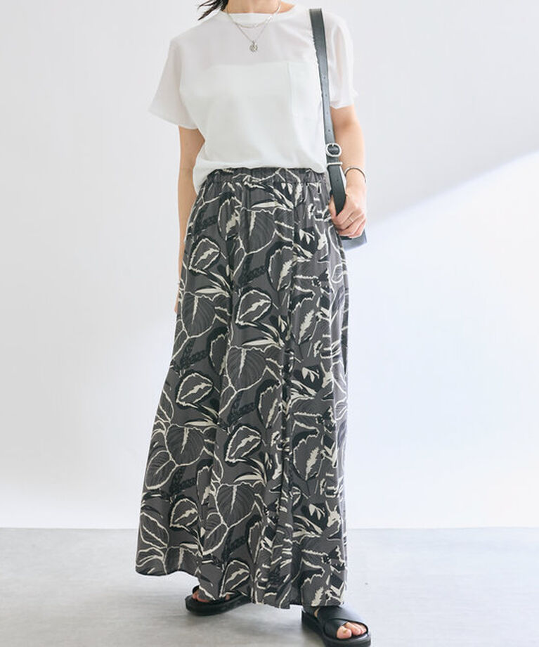  「【ウォッシャブル】テレコ切替ジョーゼットブラウス」|シャツ・ブラウス|