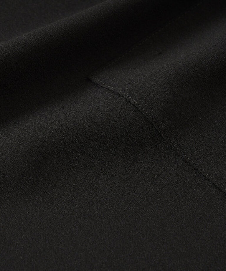  「【ウォッシャブル】テレコ切替ジョーゼットブラウス」|シャツ・ブラウス|