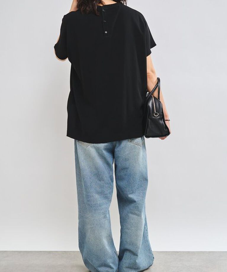  「【ウォッシャブル】テレコ切替ジョーゼットブラウス」|シャツ・ブラウス|