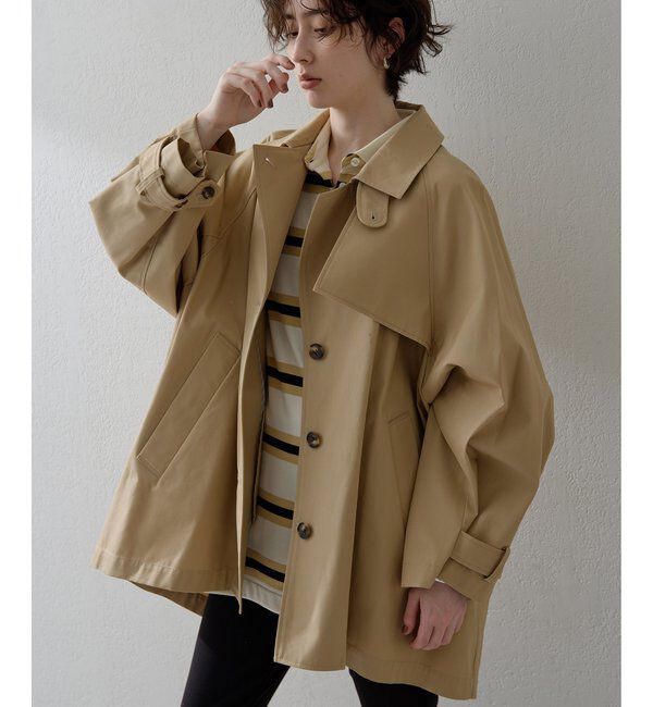 【THE PAUSE】ショートバルマカンコート