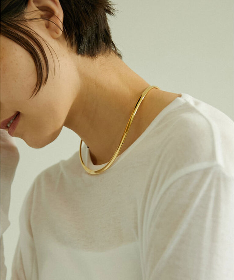  「【ミニマルで万能！】ネックカフ」|リング|
