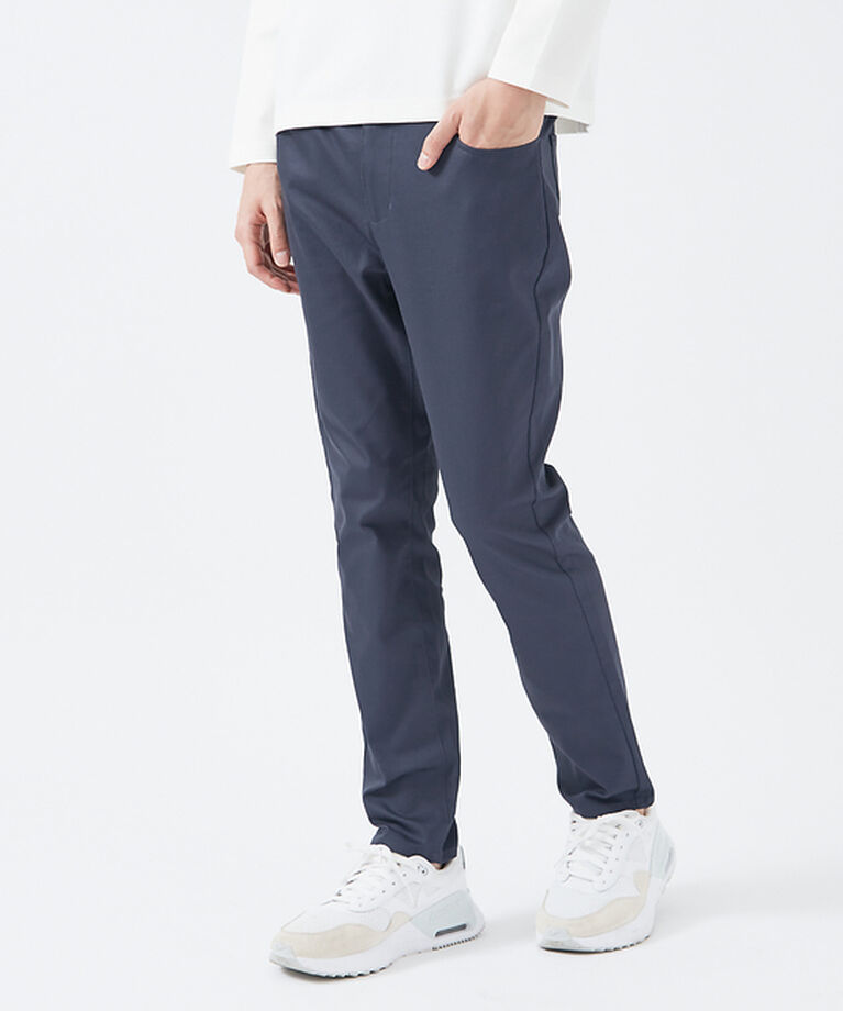 ABAHOUSE「【ハイパーストレッチ】5ポケット イージーパンツ」|その他|ブルーグレー