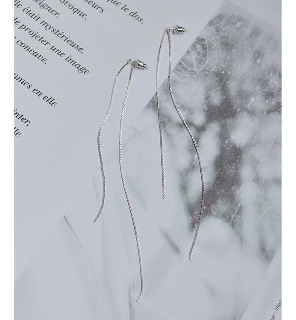 Whim Gazette/【THE PAUSE】ロングチェーンピアス