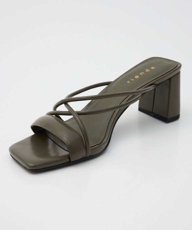 rienda「スリムストリングサンダル」|サンダル|