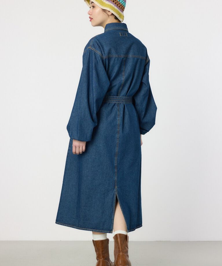 RODEO CROWNS「デニムフレアマキシワンピース」|ワンピース|