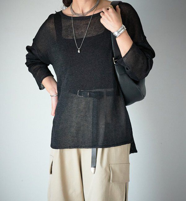 メランジルーズニット｜ルミネのファッション通販アイルミネ<i