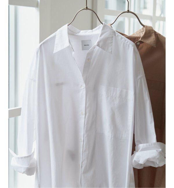 新品Spick and Span 50コットンオーバーシャツ