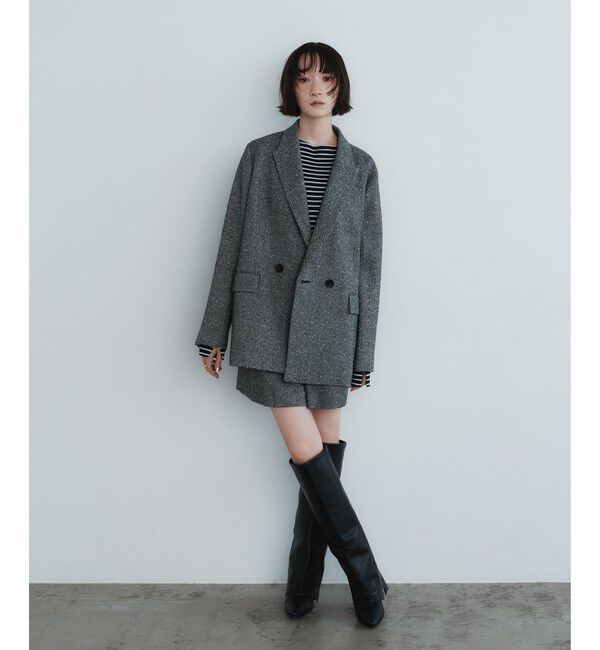 green label relaxing/＜EMMEL REFINES＞EM ノットツイードﾞライク ジャケット