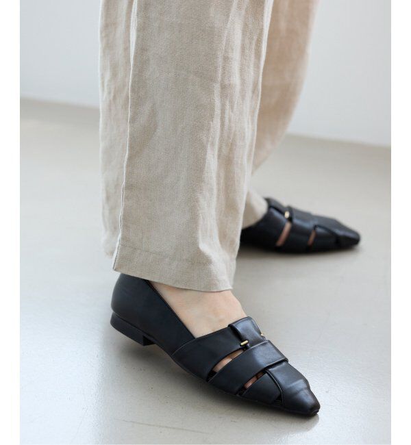 【LE TALON】フレンチソフトグルカフラット フレンチソフトグルカフラット（フラットシューズ）｜LE TALON