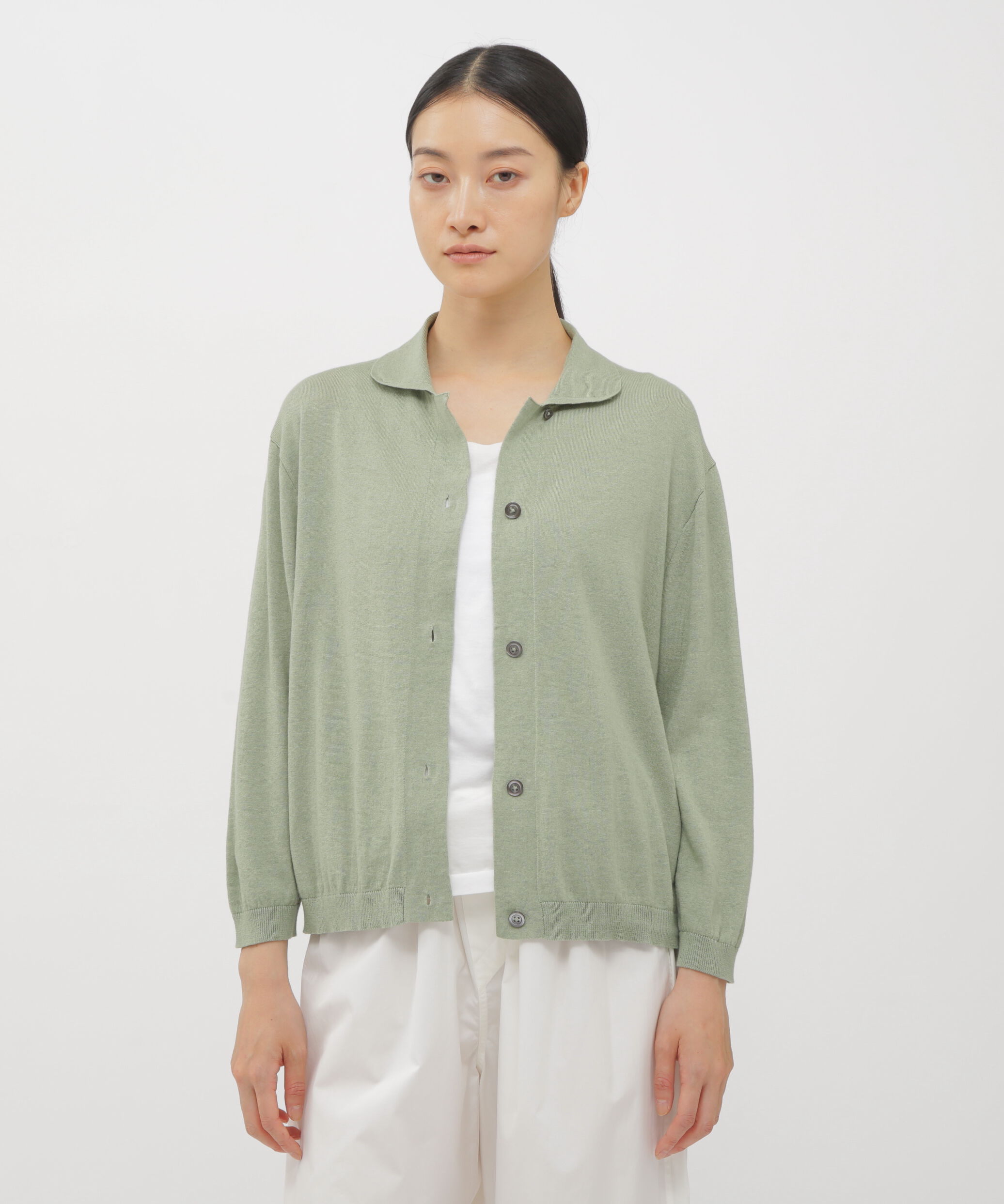 MARGARET HOWELL】COTTON CASHMERE CARDIGAN|ルミネの MARGARET HOWELL】COTTON CASHMERE CARDIGAN|ルミネの