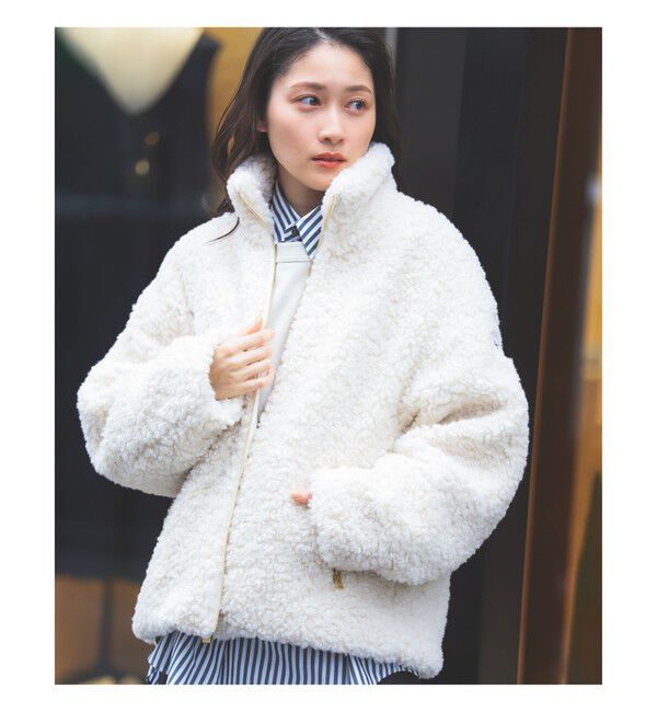 コットンナイロン パフブルゾン（Demi-Luxe BEAMS ）｜ルミネの