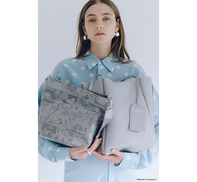 銀座かねまつ/【MOOMIN×KANEMATSU Lab.】コラボ　リバーシブルトートバッグ