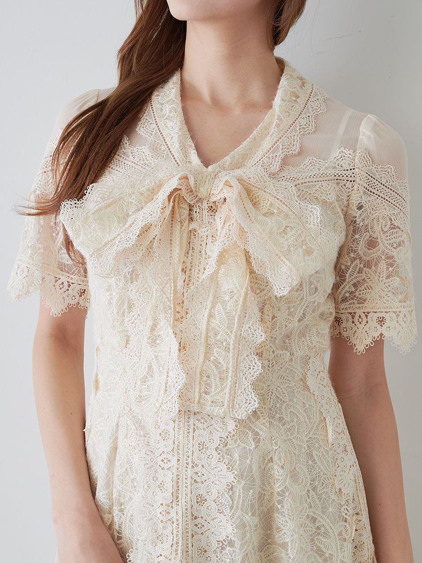 snidelレースお呼ばれドレス レースドレス | スナイデル(SNIDEL) | マルイウェブチャネル