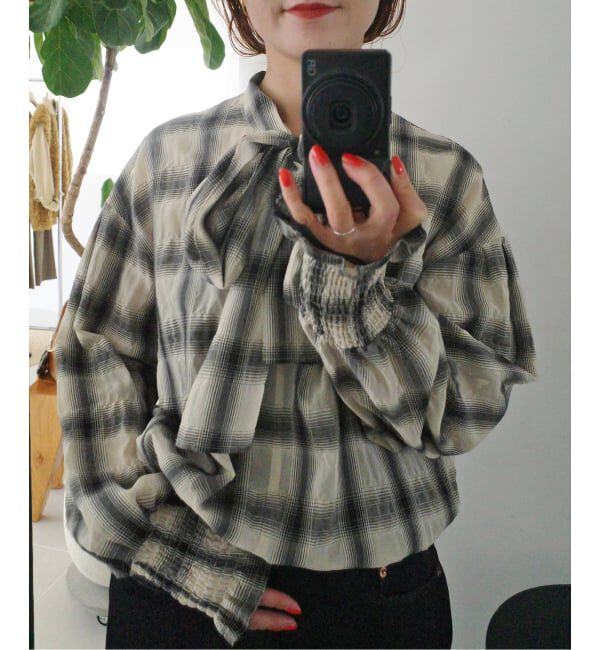 オンブレボウタイブラウス（Spick and Span）｜ルミネの