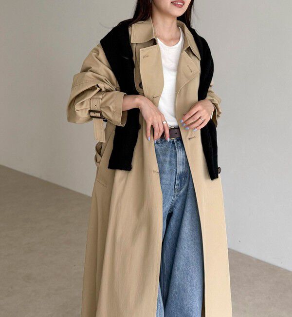 発売のたびに即完売する大人気アイテム】袖ボリュームトレンチ