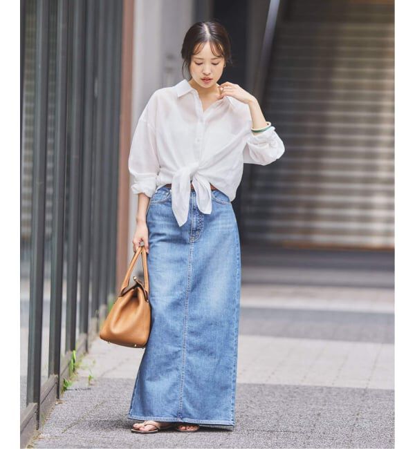 Framework タイトフィットデニムスカート Framework タイトフィットデニムスカート FRAMeWORK 「FRAMeWORK