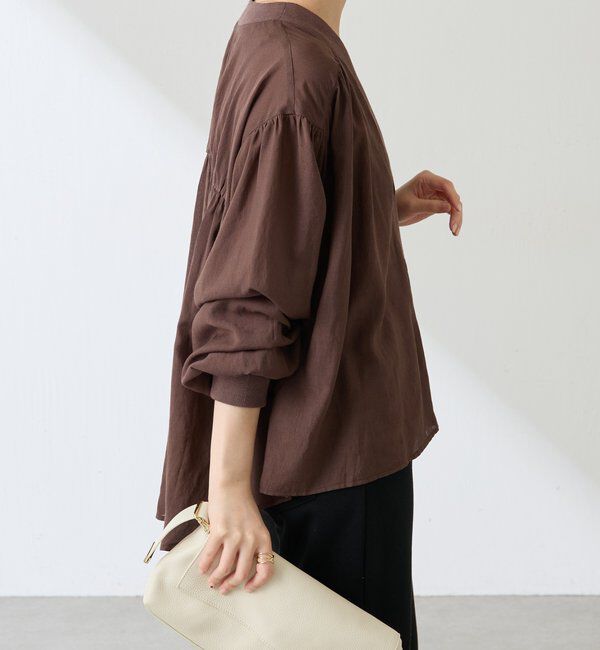 COLLAGE GALLARDAGALANTE 強撚シアーシャツカーディガン COLLAGE GALLARDAGALANTE｜強撚シアーシャツカーディガン