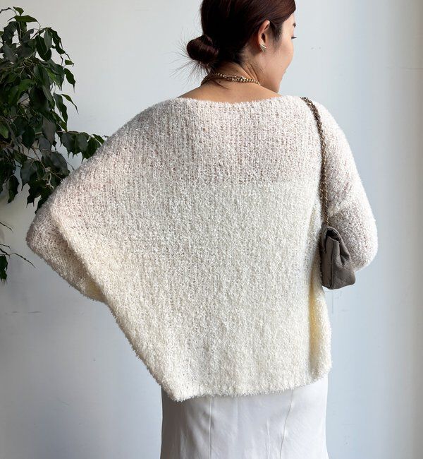 リボンヤーンフェザープルオーバー｜ルミネのファッション通販