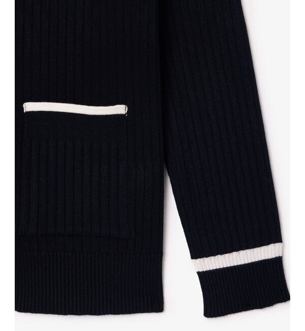 【新品】LACOSTE 3Dニットカーディガン LACOSTE（ラコステ） 3Dニットカーディガン : タカシマヤファッション
