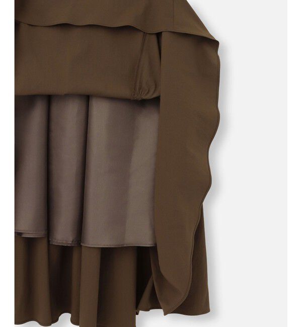 バイヤス切替ギャザースカート アルアバイル allureville｜◇バイヤス