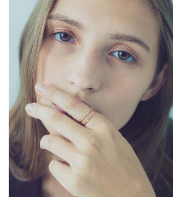 eteK18 YG パーティクル リング 11号 ￥117,700