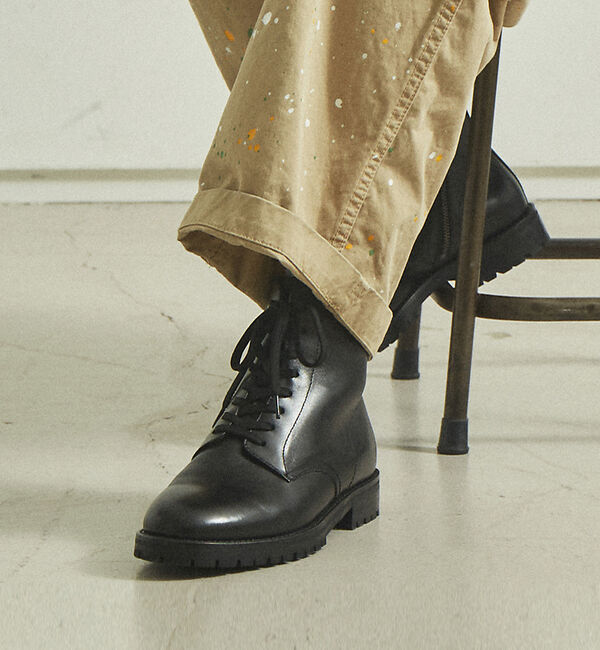 アルフレッドバニスター UNLINE ショートドレープブーツ alfredo BANNISTER 編み上げショートブーツ アルフレッド