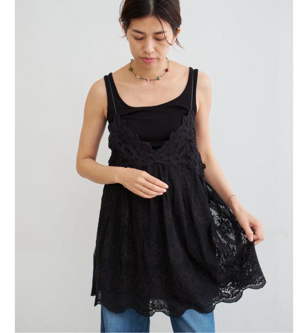 IENA アンティークチュールバテンキャミ アンティークチュールバテンキャミ(IENA)|ルミネの