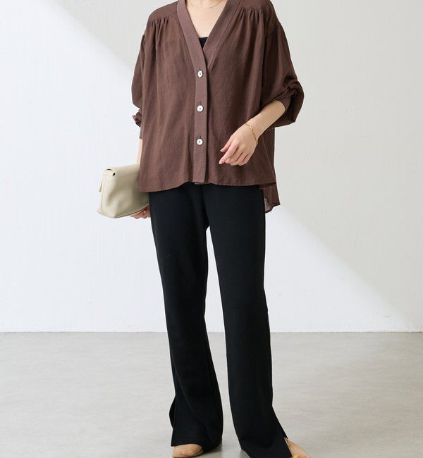 強撚シアーシャツカーディガン｜ルミネのファッション通販