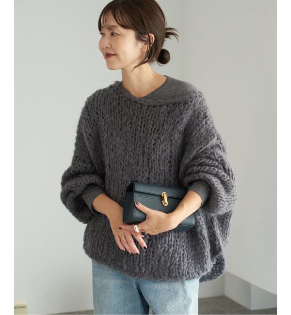 Plage R’IAM 六本木店・WEB限定パフスリーブ カーディガン 六本木店・WEB限定》R'IAM パフスリーブ カーディガン