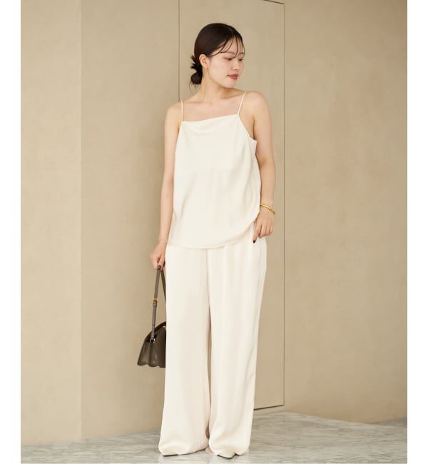 plage dull satin relax パンツ　34 追加》dull satin relax パンツ（その他パンツ）｜Plage