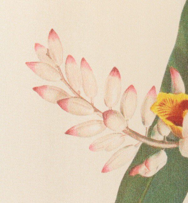 CABaN シルク Green Showerプリント キャミソールワンピース