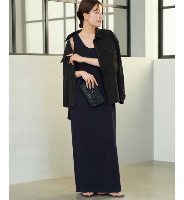 plage リブワンピース サイズ38 ブラック WEB限定追加》リブタンクワンピース 5（ワンピース）｜Plage