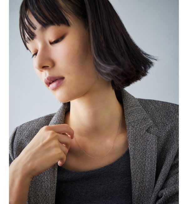 Jouete k10YG ボールチェーンネックレス k10 K10YG ネックレス ボールチェーン（Jouete）｜ルミネの