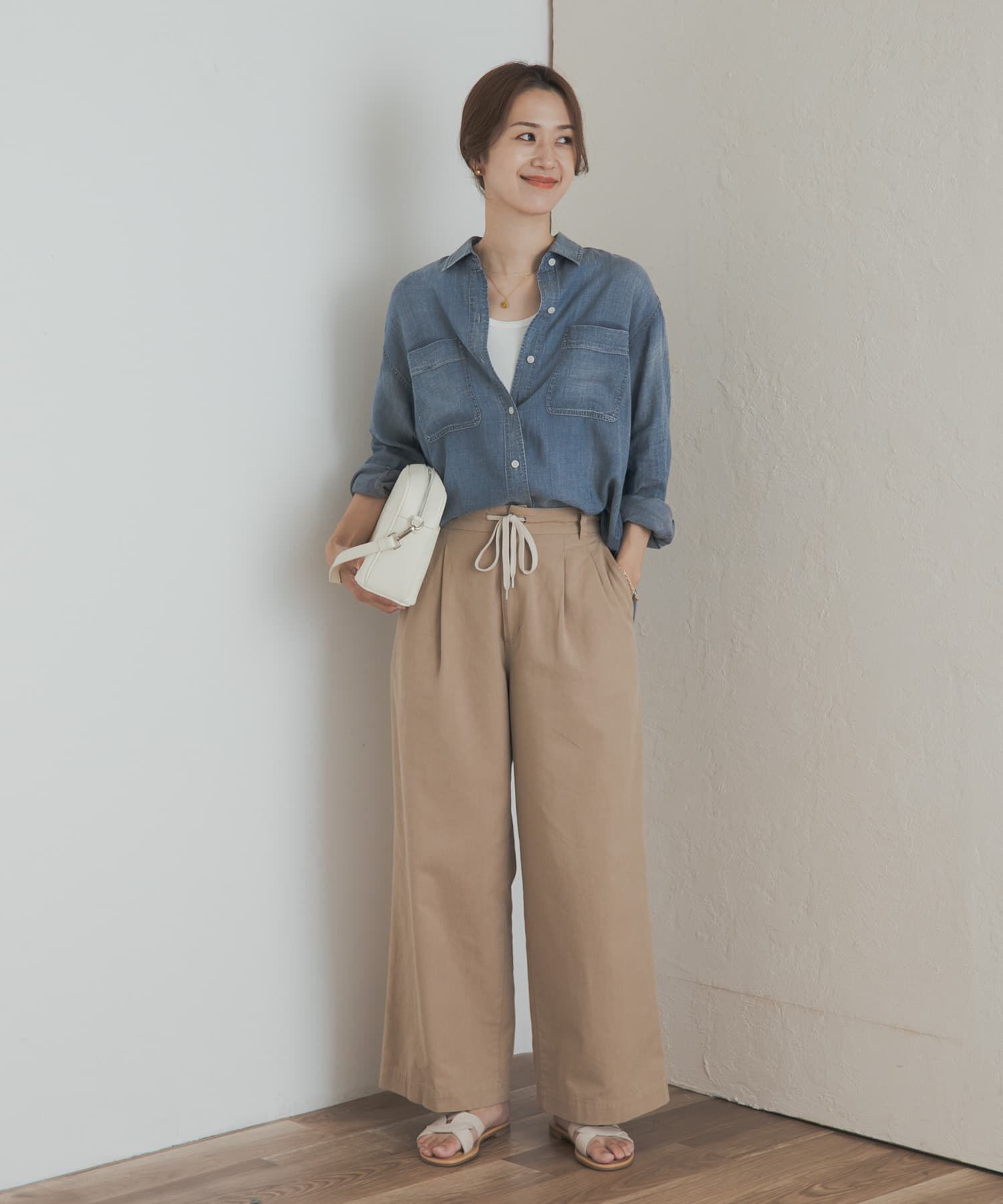 シアーデニムシャツ（URBAN RESEARCH DOORS）｜ルミネの