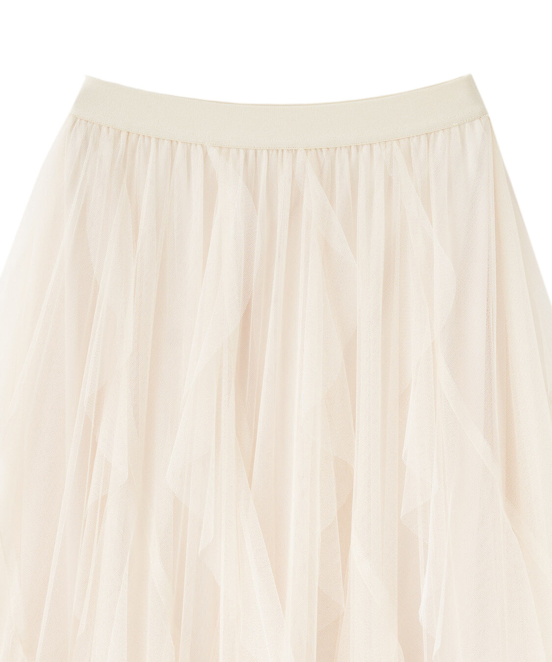 チュールエスカルゴフリルフレアスカート チュールエスカルゴフリルフレアスカート｜PETAL ONLINE（ペタル