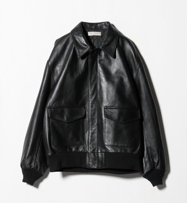 シープ レザー A-2 ジャケット（BEAUTY&YOUTH UNITED ARROWS