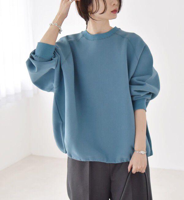 ポンチ　ドロスト　ルーズプルオーバー　quaranciel 一部追加予約》quaranciel:〈洗濯機可能〉ポンチ ドロスト