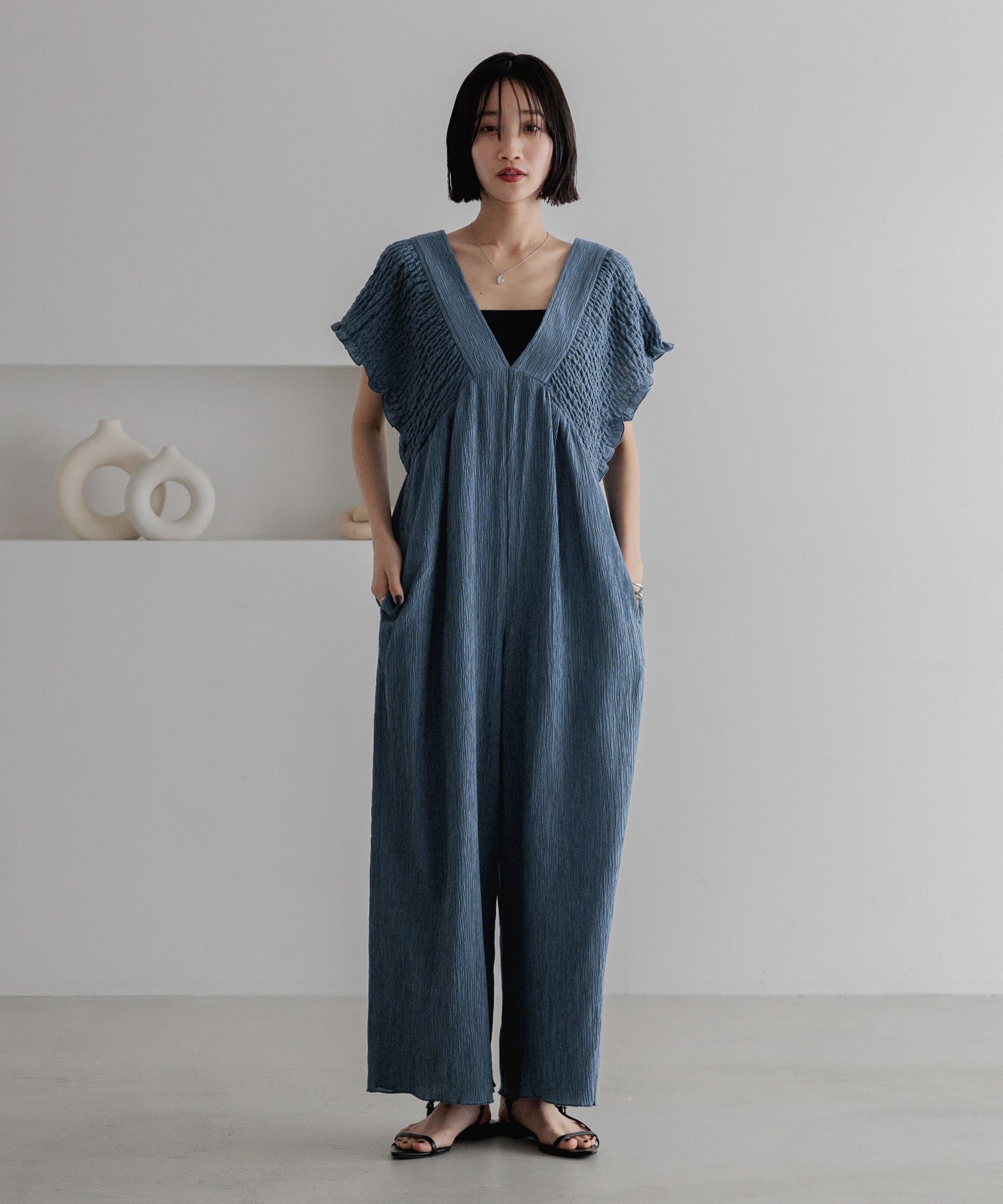 ヨウリュウシャーリングサロペット ヨウリュウシャーリングサロペット（LOWRYS FARM）｜ルミネの