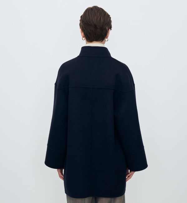 スーパーダブルフェイス スタンドカラーコート（TOMORROWLAND