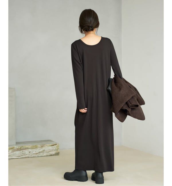 Rib ロングスリーブ ワンピース（Plage）｜ルミネのファッション