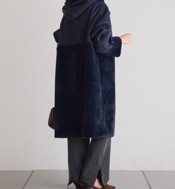 リバーシブルフェイクファーコート｜ルミネのファッション通販